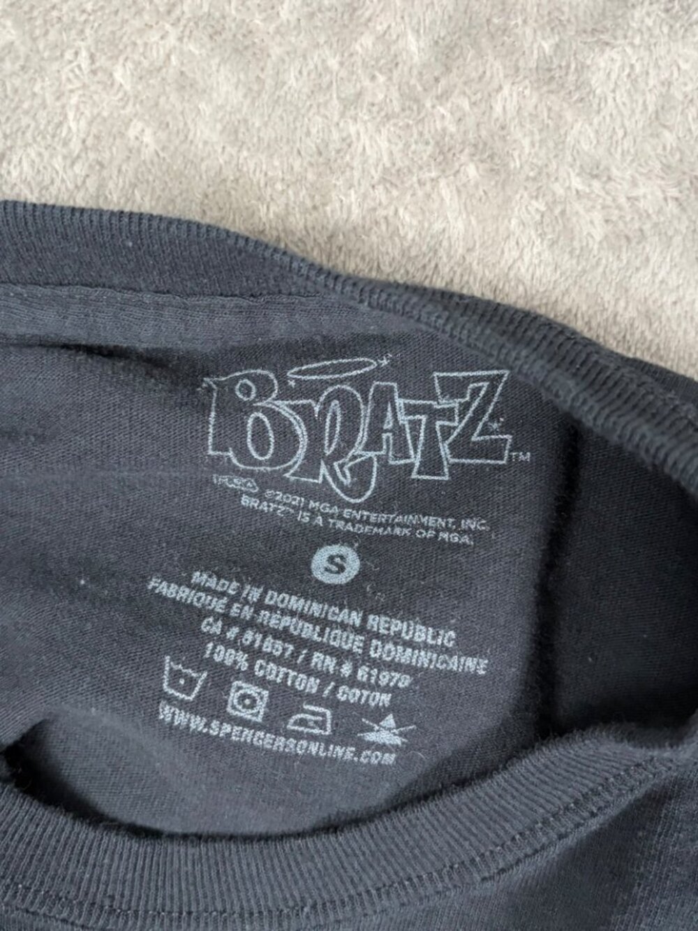 Bratz Cloe [not your angel] Crop Top Women's S Y2K 00s Streetwear Graphic Tee - Picture 5 of 5